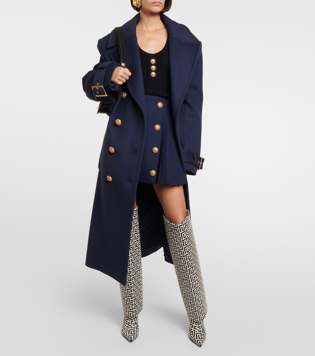 Botas altas Ariel con monograma | Balmain