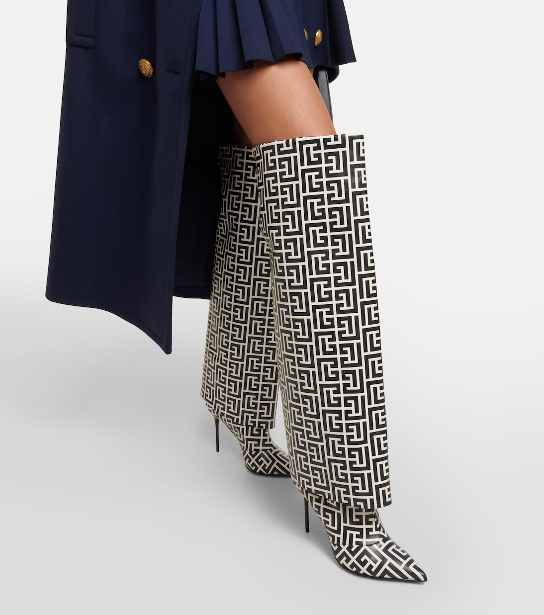 Botas altas Ariel con monograma | Balmain