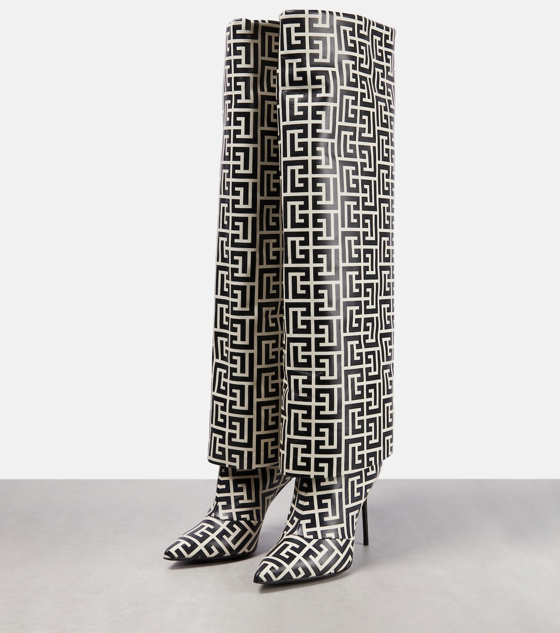 Botas altas Ariel con monograma | Balmain
