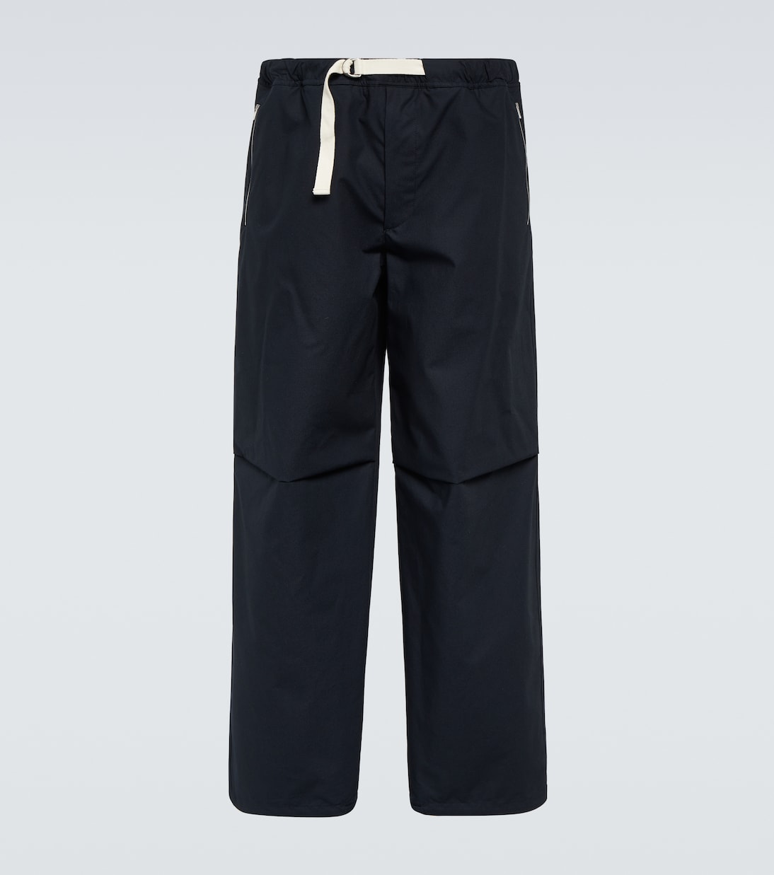 Pantalones de algodón con cremallera | Jil Sander