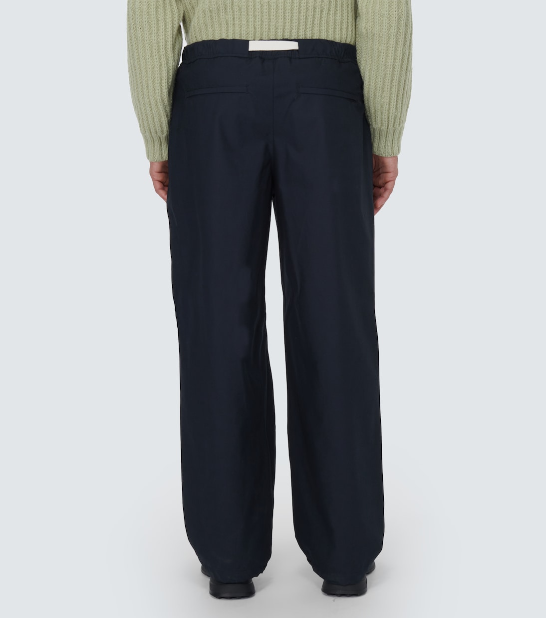 Pantalones de algodón con cremallera | Jil Sander