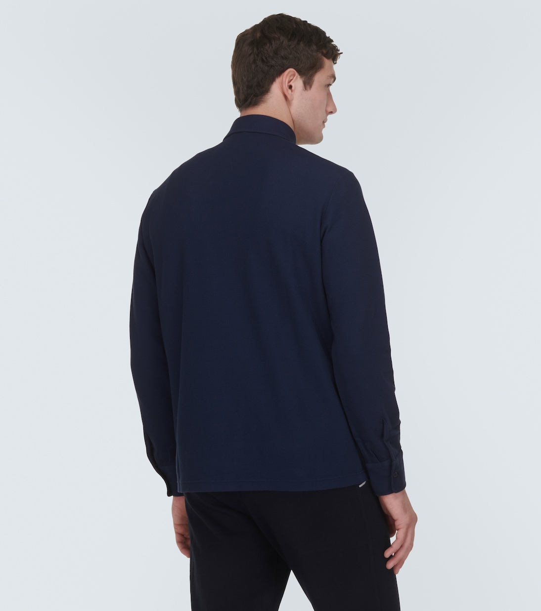 Cotton piqué polo shirt | Loro Piana