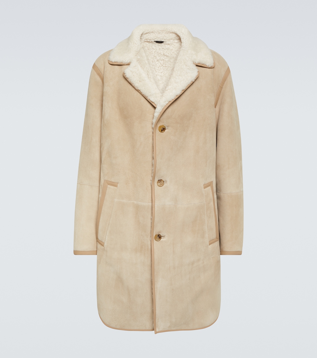 Sedrun shearling-lined suede coat | Loro Piana