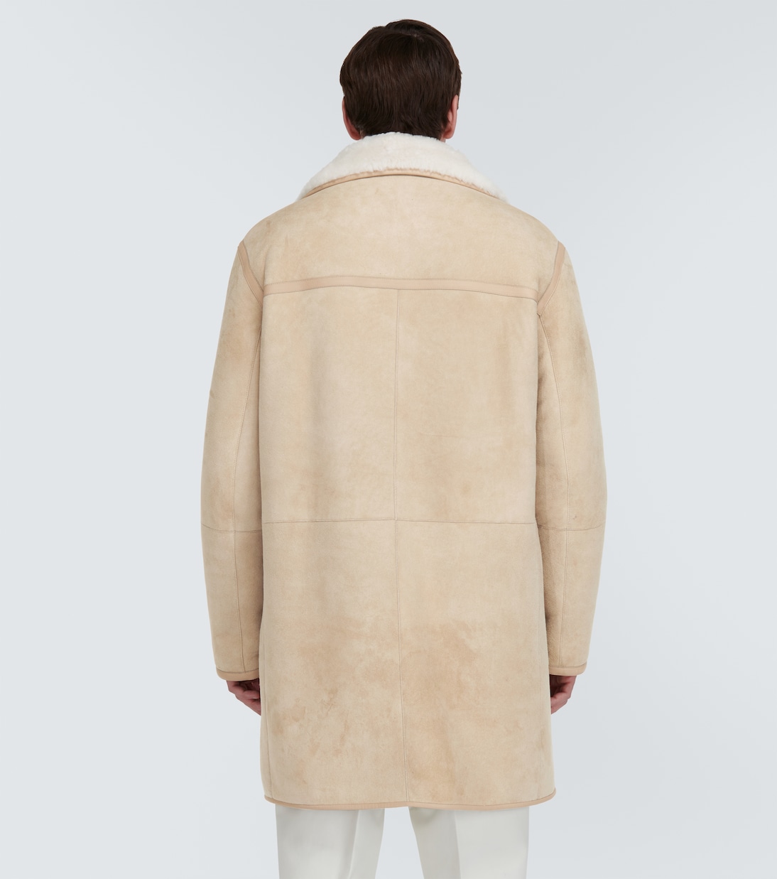 Sedrun shearling-lined suede coat | Loro Piana