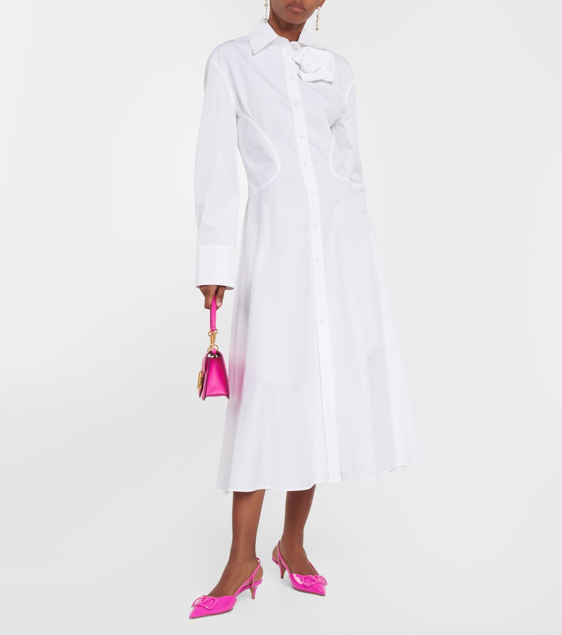 Chemisier in popeline di cotone | Valentino