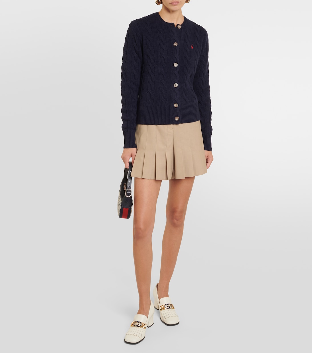 Súeter tejido de punto grueso con mezcla de lana y cachemira de Polo Ralph Lauren para jóvenes
