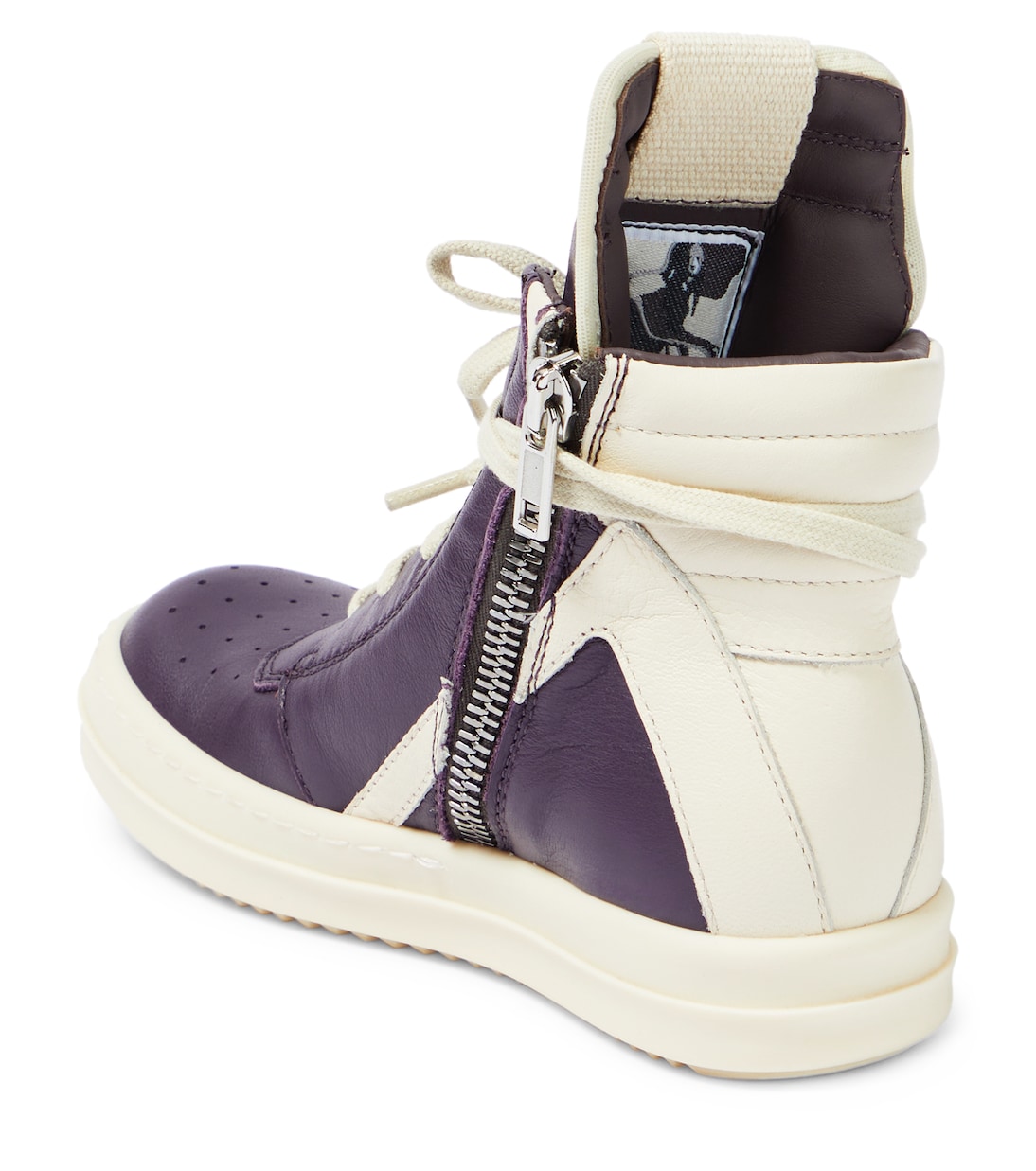 High-Top Sneakers Geobasket aus Leder | Rick Owens Kids