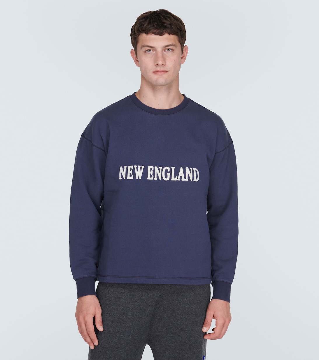 Felpa New England in jersey di cotone | Bode