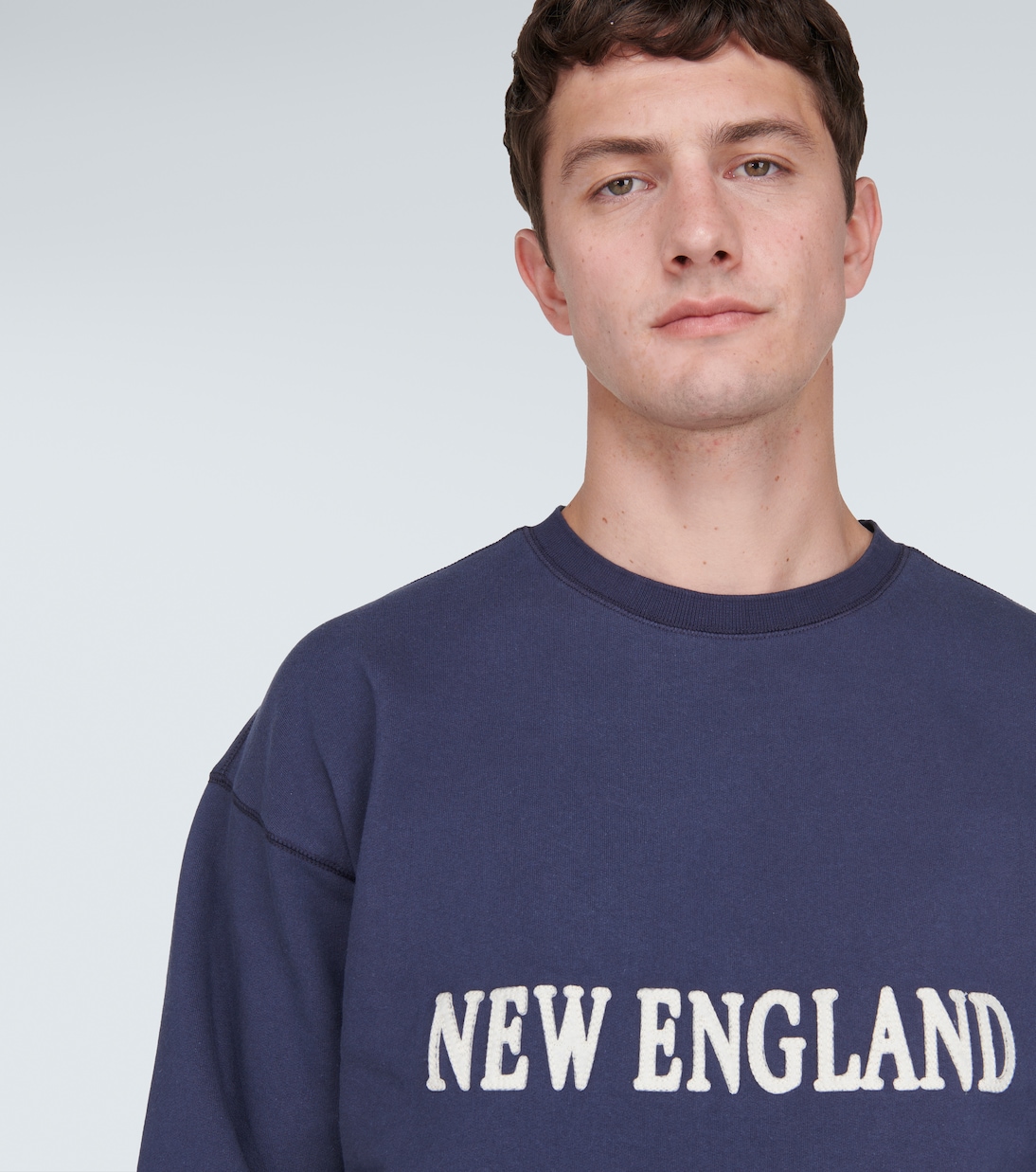 Felpa New England in jersey di cotone | Bode