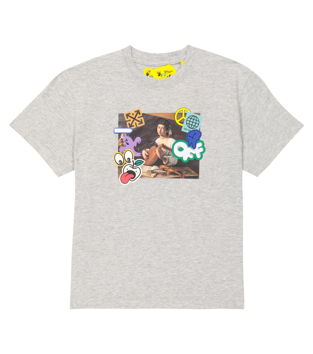 Camiseta en jersey de algodón estampada | Off-White Kids