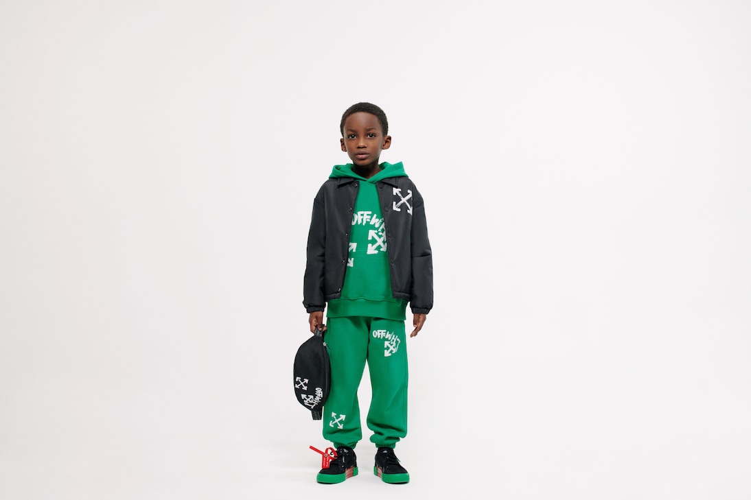 Pantalon de survêtement en coton à logo | Off-White Kids