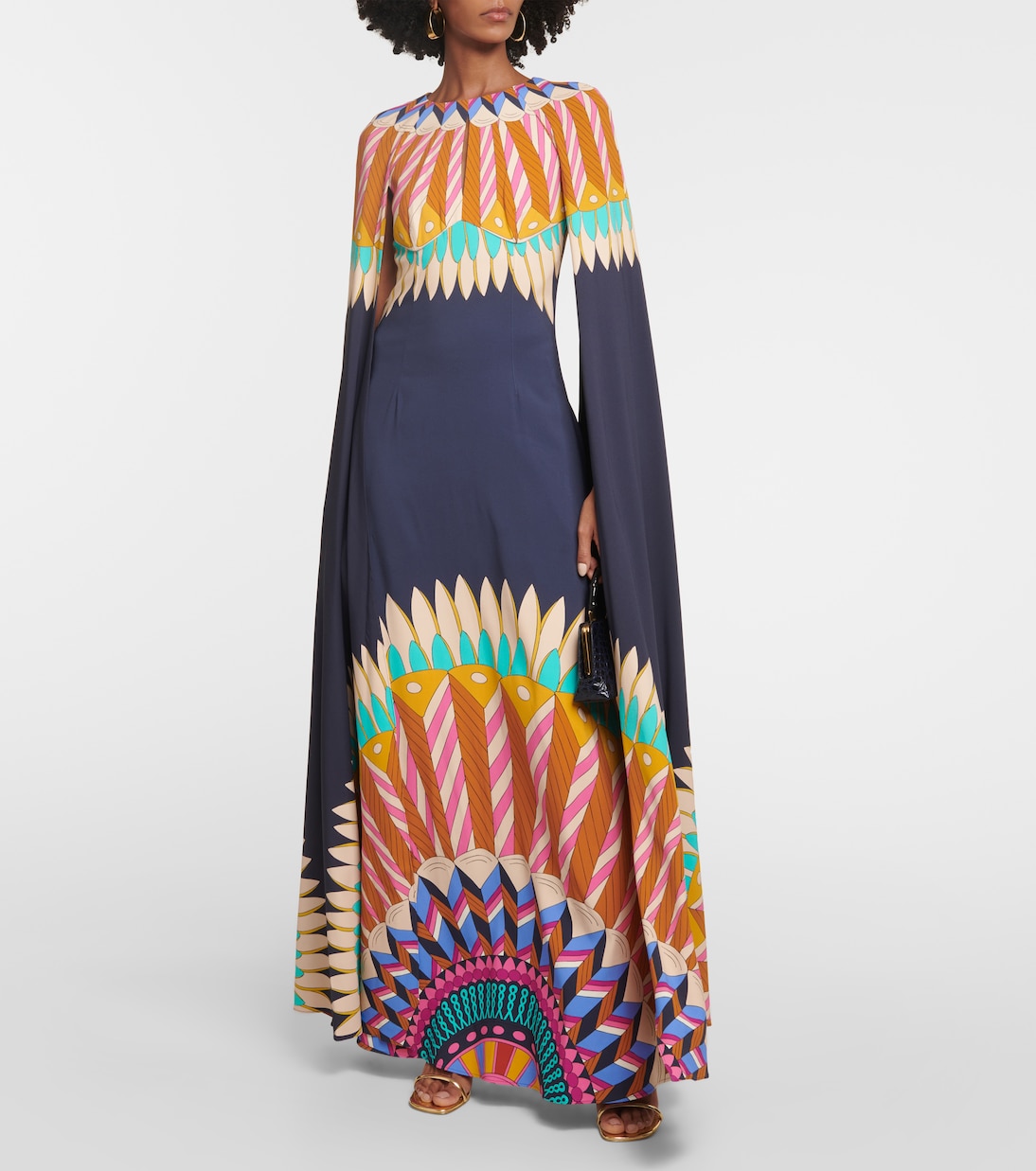 Robe longue Hathor imprimée | La DoubleJ
