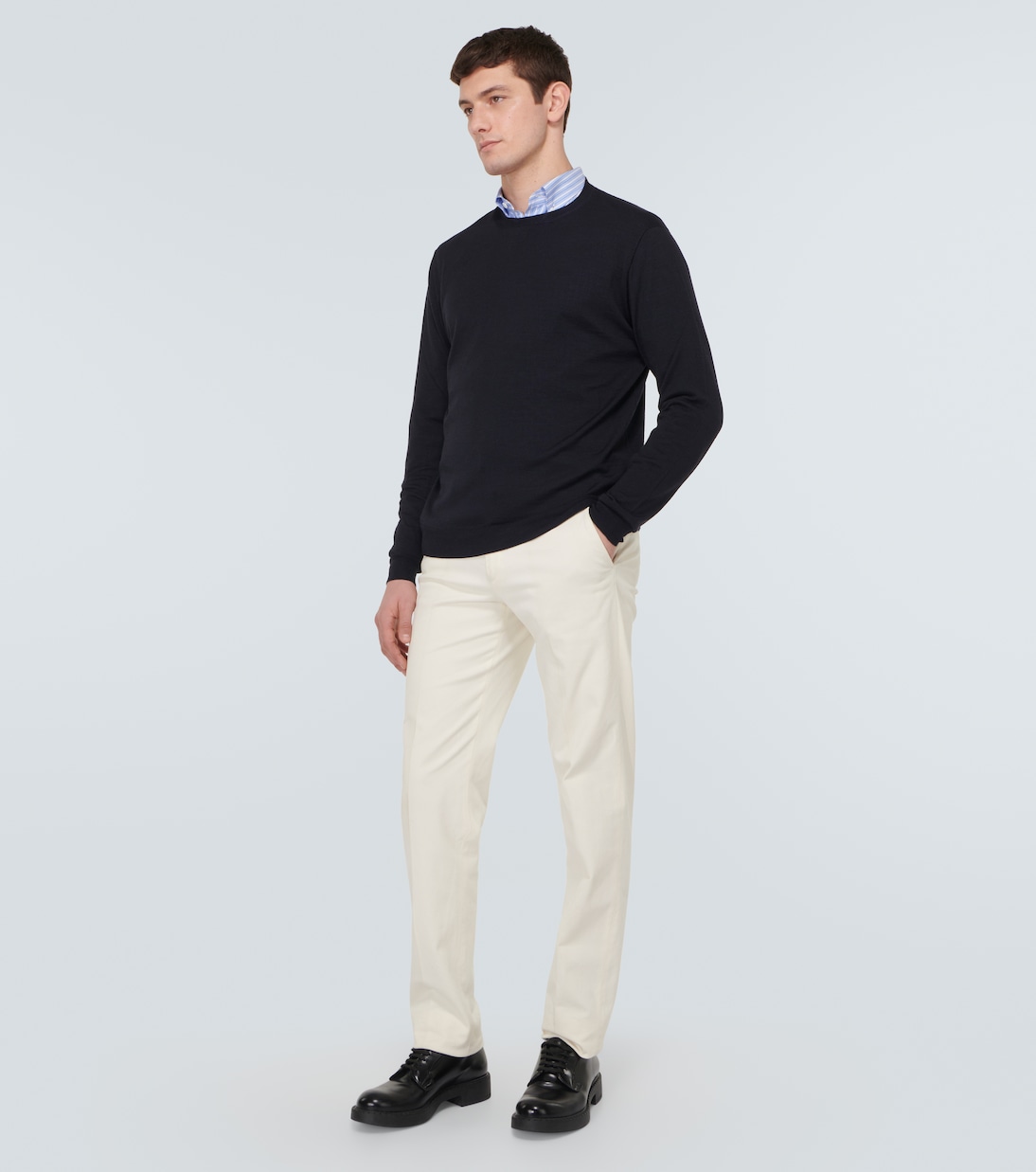 Pull en laine, soie et cachemire | Lardini