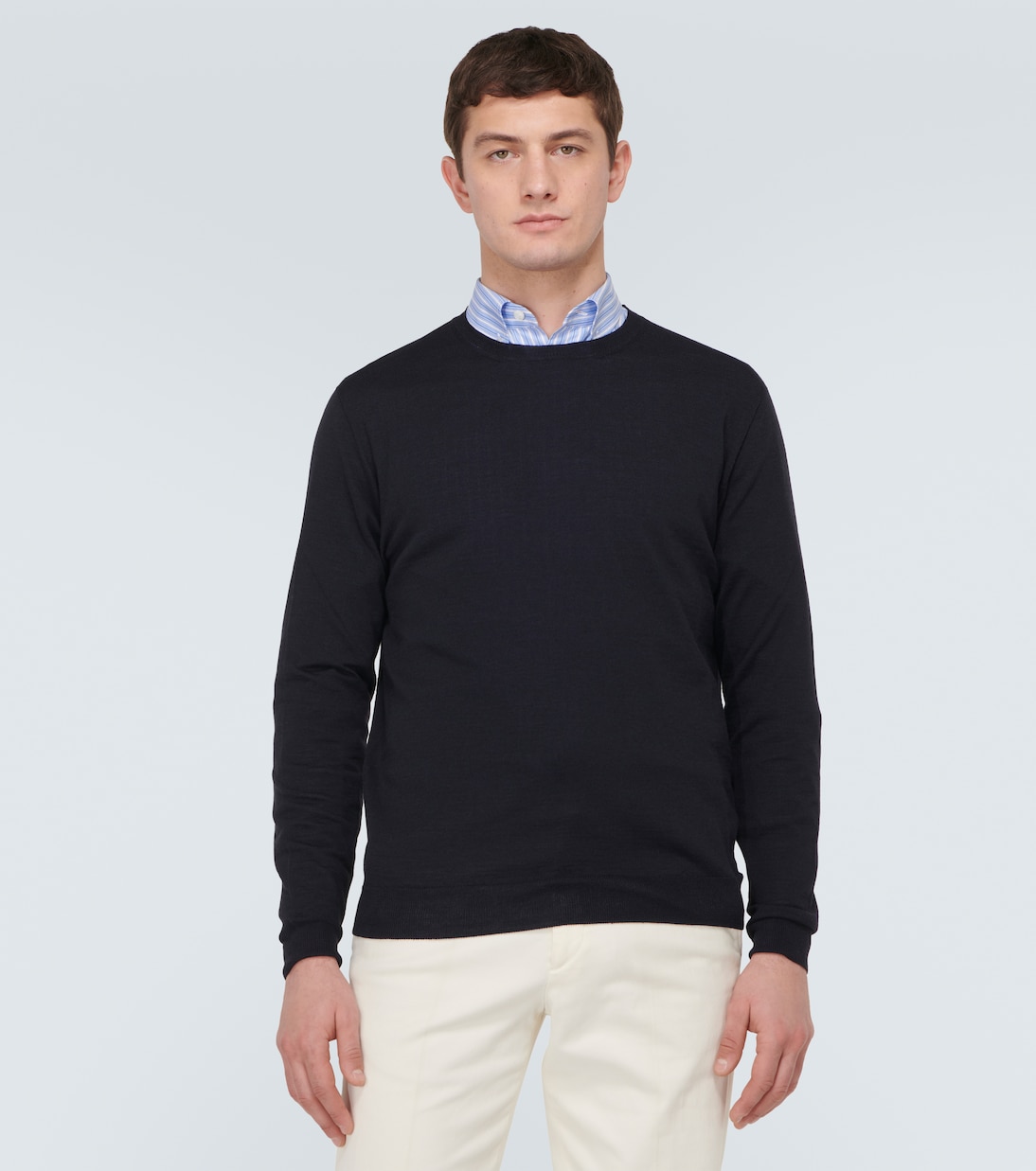 Pull en laine, soie et cachemire | Lardini
