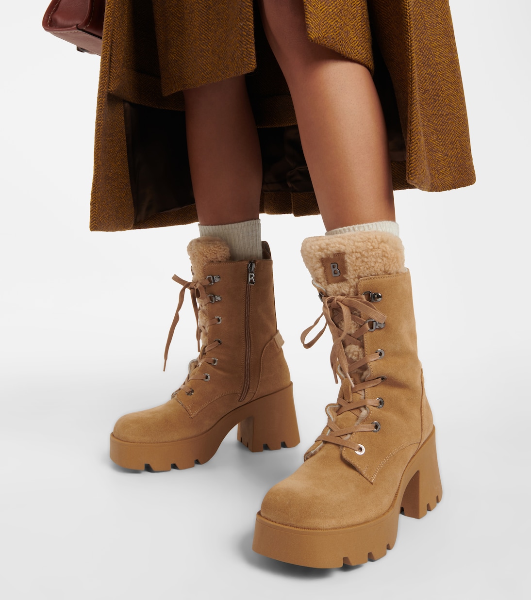 Seoul 1B shearling-lined suede ankle boots | Bogner
