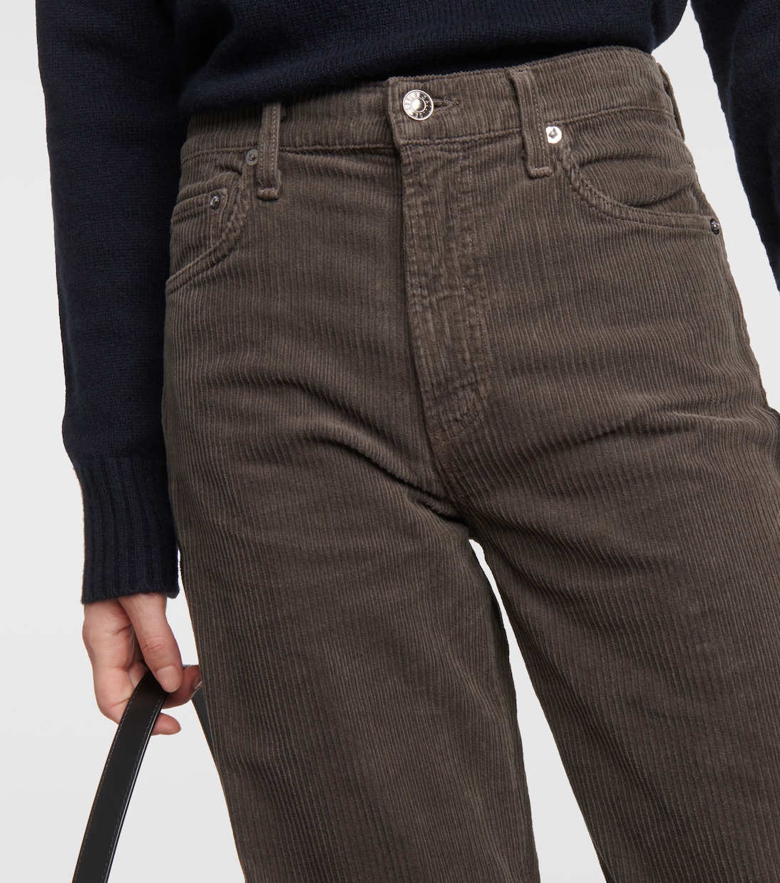 Mid-Rise Straight Jeans Harper aus Cord | Agolde