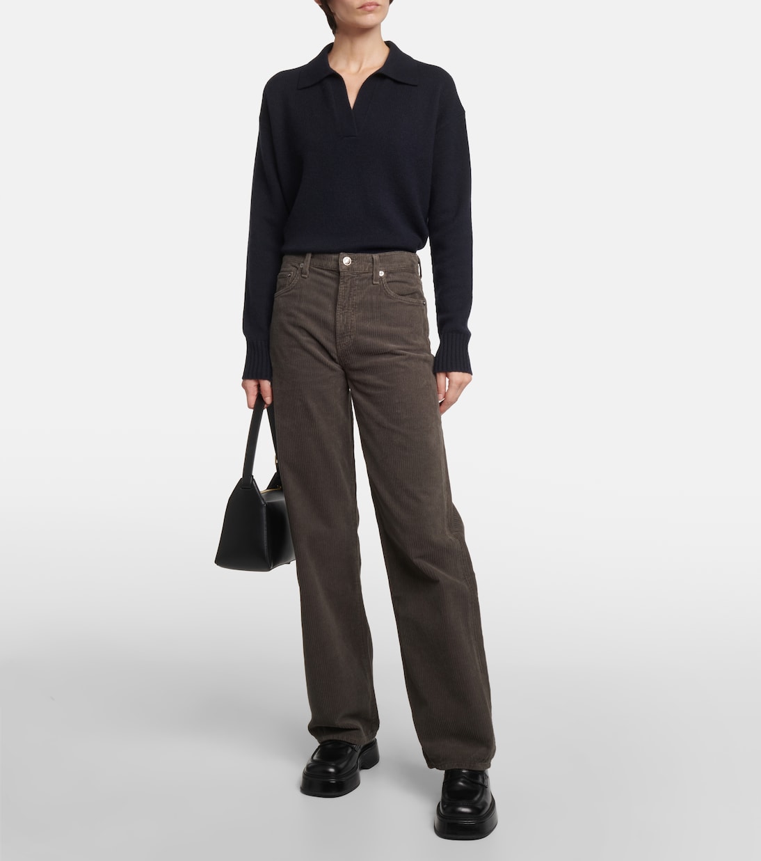 Mid-Rise Straight Jeans Harper aus Cord | Agolde