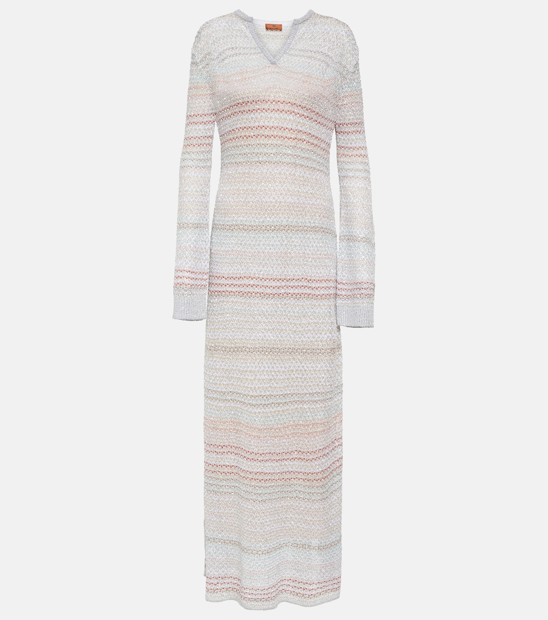 Maxikleid aus Häkelstrick | Missoni
