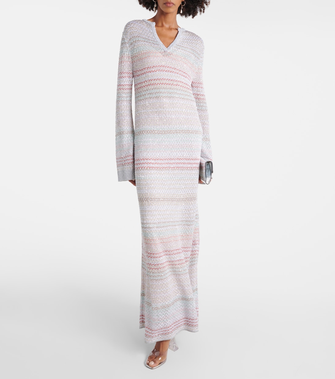 Maxikleid aus Häkelstrick | Missoni