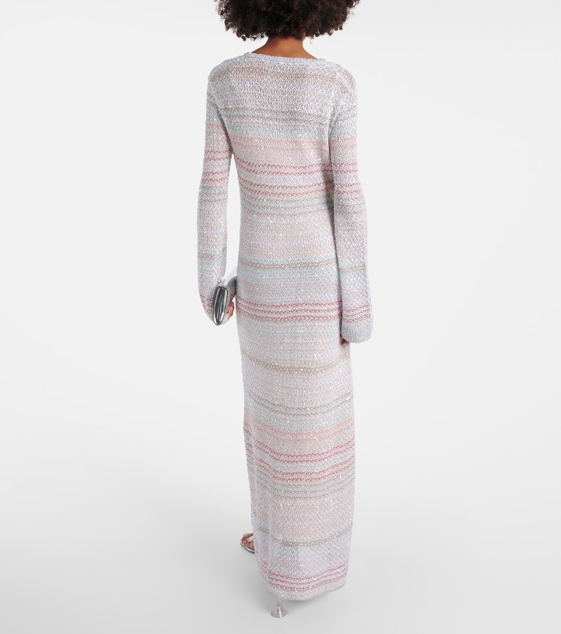 Maxikleid aus Häkelstrick | Missoni