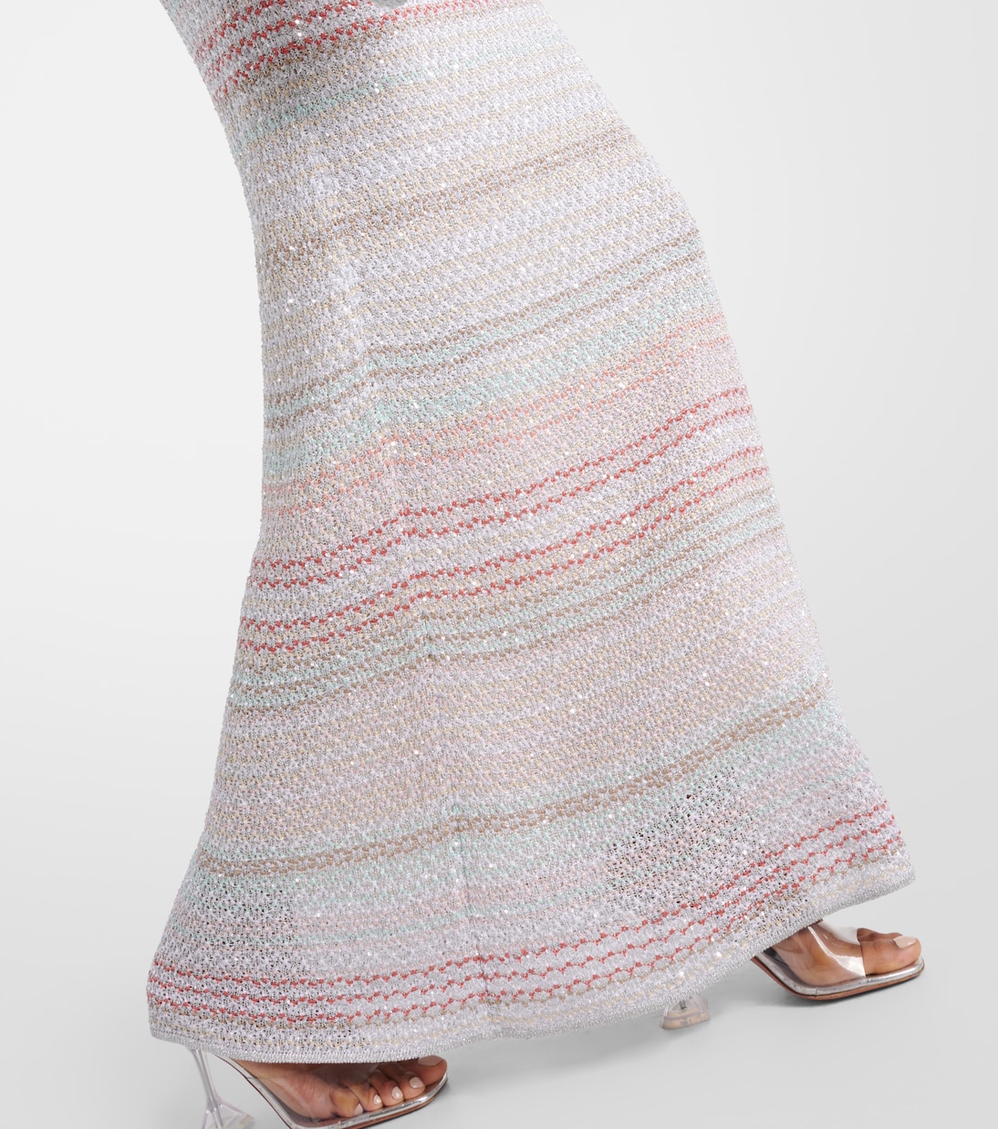 Maxikleid aus Häkelstrick | Missoni