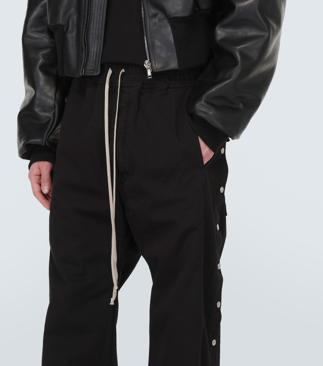 Pusher cotton canvas straight pants | DRKSHDW by Rick Owens
