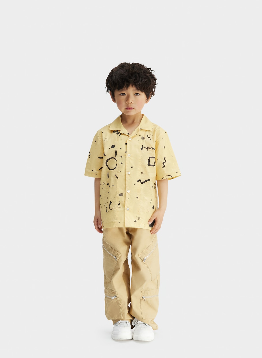 Le Chemise Jean printed denim shirt | Jacquemus Enfant