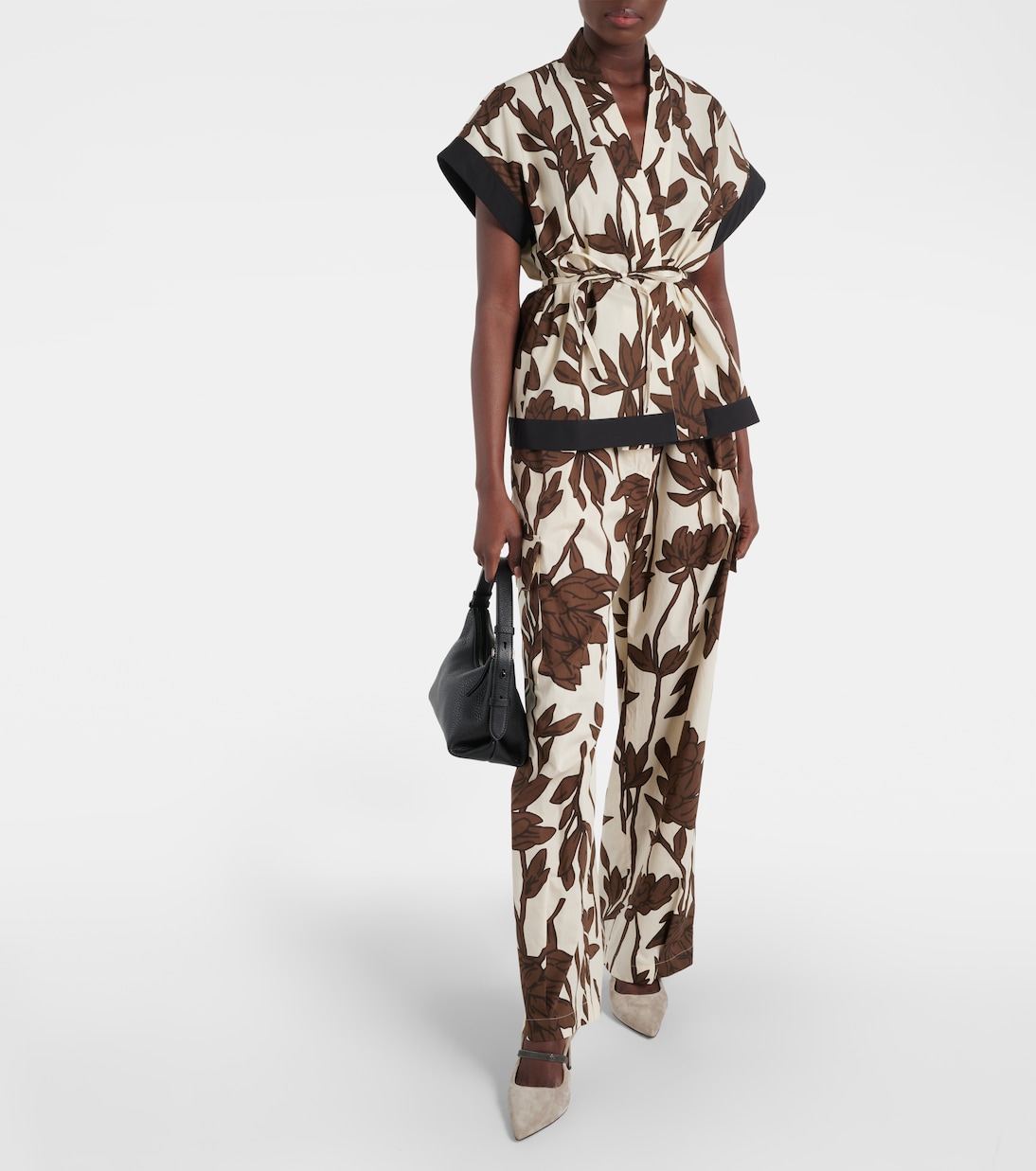 Top en coton à fleurs | Brunello Cucinelli