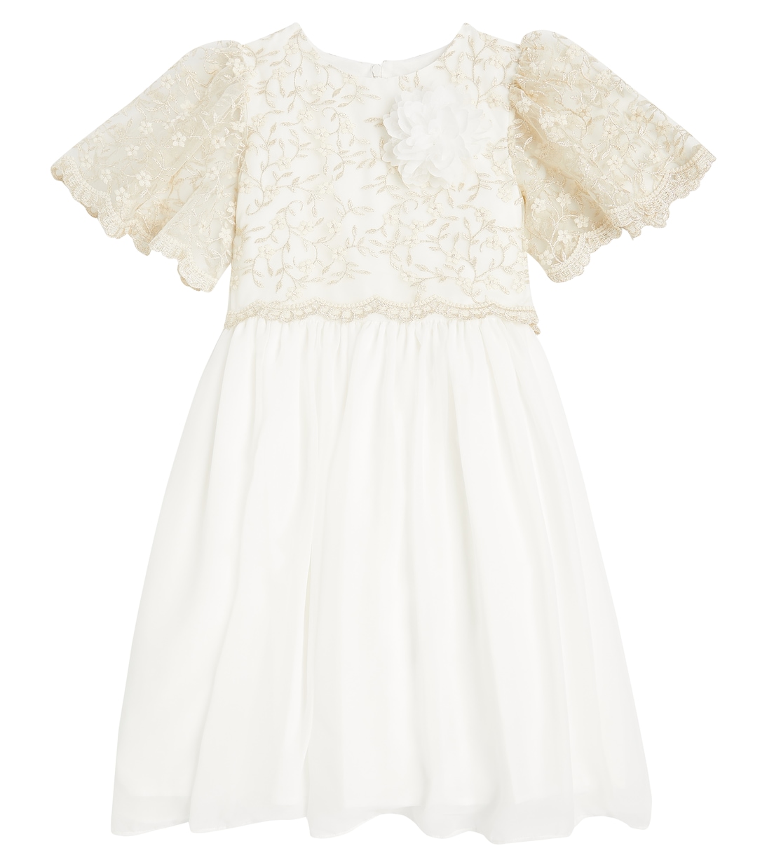 Verziertes Kleid mit Spitze | Patachou