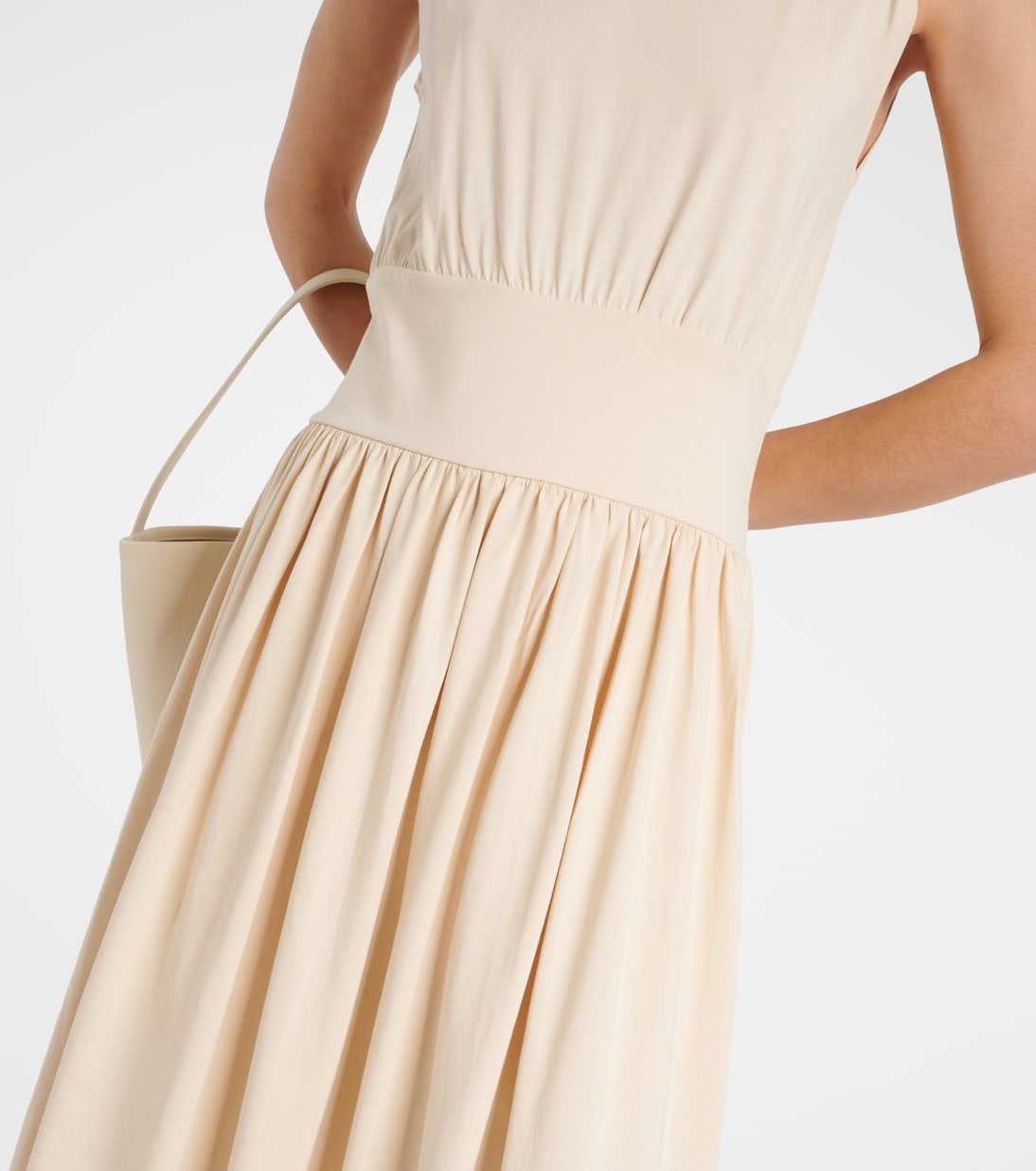 Abito midi in jersey di cotone | Toteme