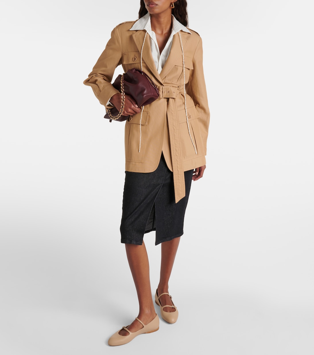 Ballerines Circus en cuir | Max Mara