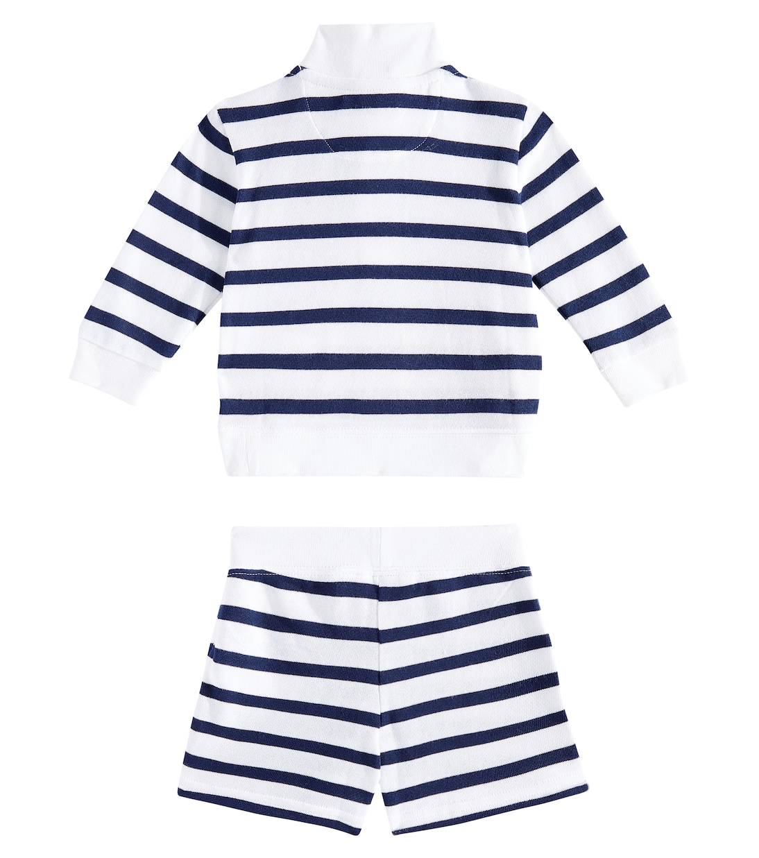 Baby striped cotton sweater and shorts set | Polo Ralph Lauren Kids