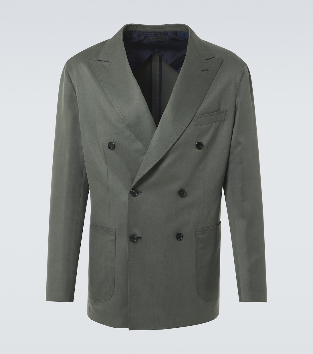 Blazer Soffio in gabardine di seta e cashmere | Brioni