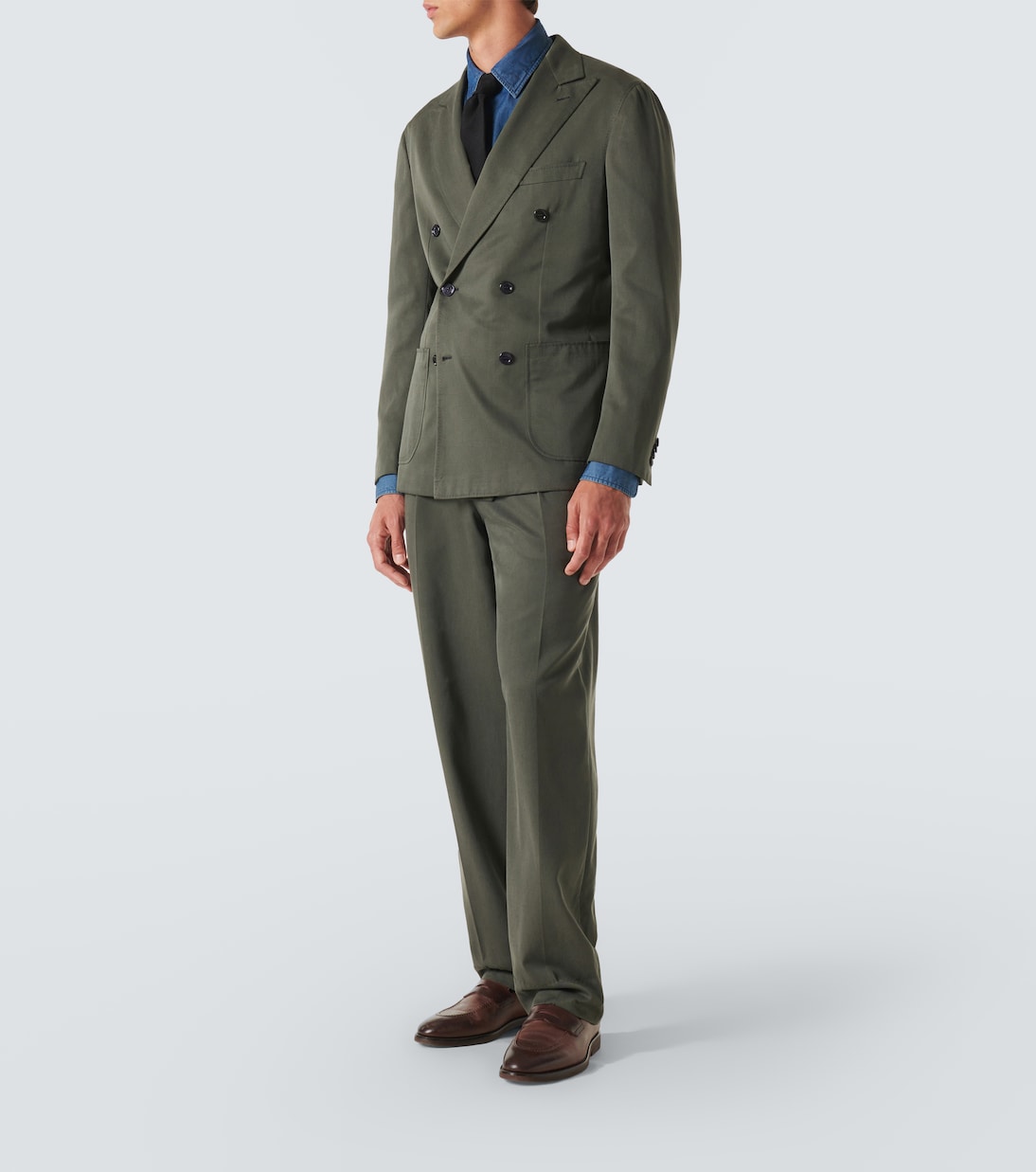 Blazer Soffio in gabardine di seta e cashmere | Brioni