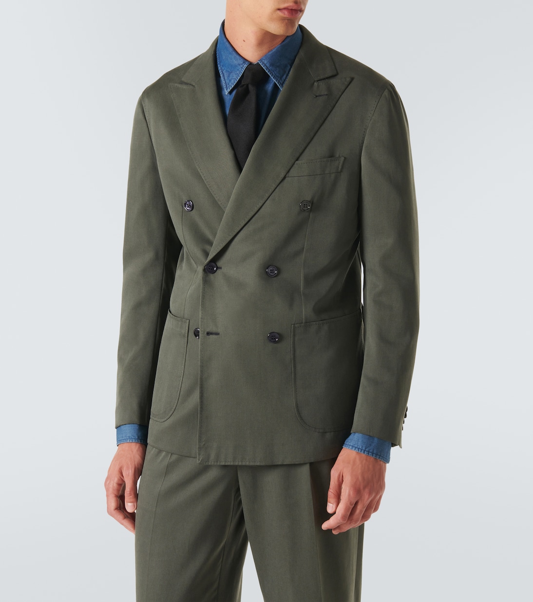 Blazer Soffio in gabardine di seta e cashmere | Brioni