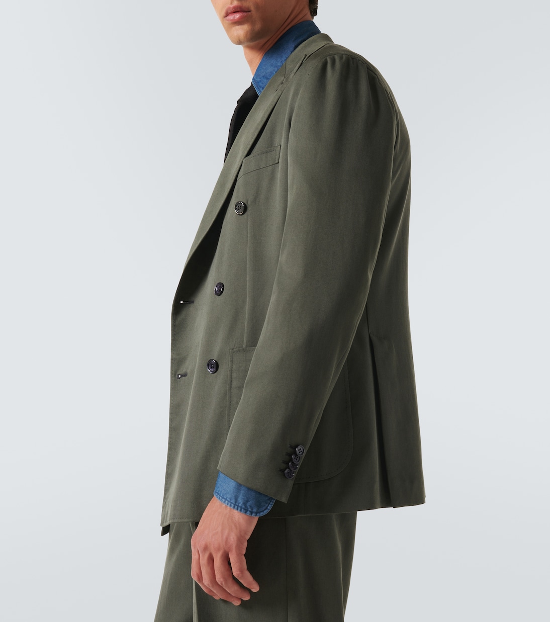 Blazer Soffio in gabardine di seta e cashmere | Brioni