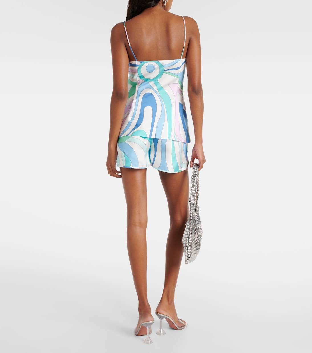 Camisole Marmo in twill di seta | Pucci