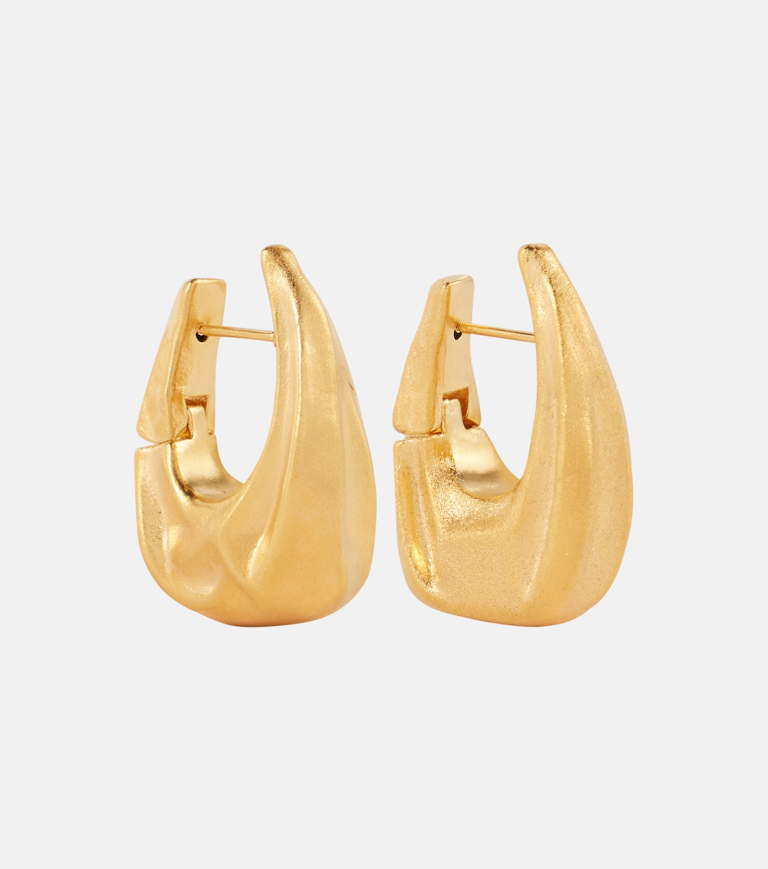Pendientes de aro Olivia Small chapados en oro de 18 ct | Khaite