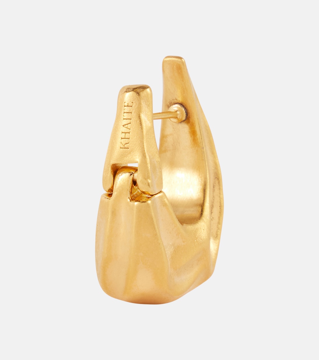 Pendientes de aro Olivia Small chapados en oro de 18 ct | Khaite