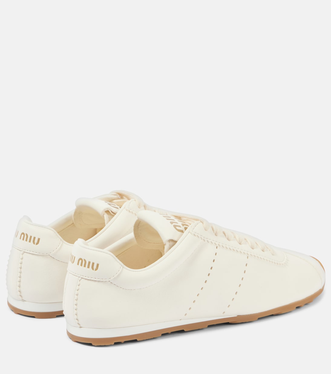 Sneakers in pelle | Miu Miu