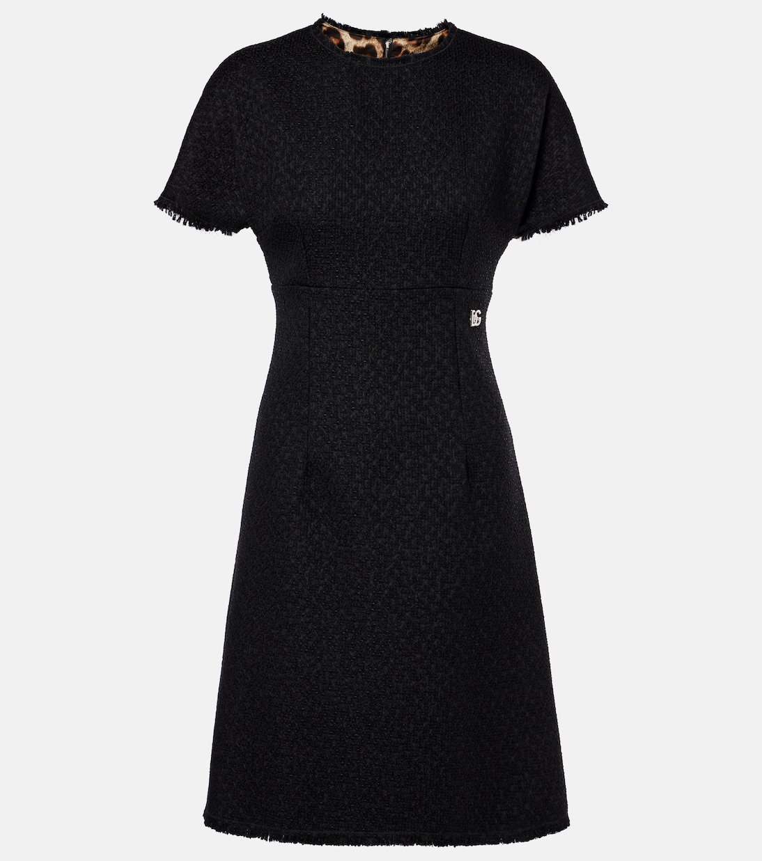 Robe DG en tweed de laine mélangée | Dolce&Gabbana