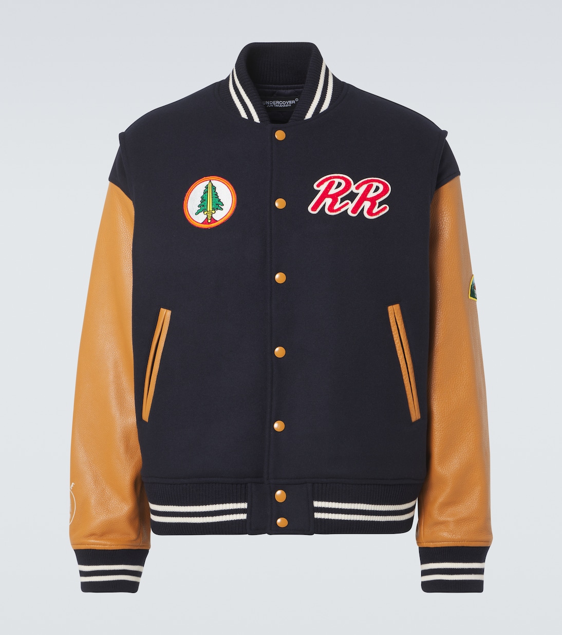 x Twin Peaks® chaqueta varsity con piel | Undercover