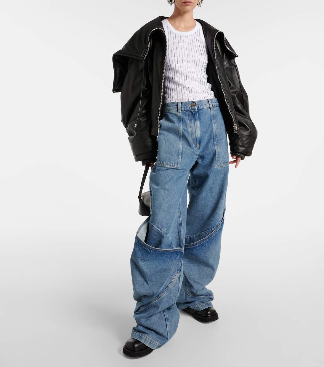 Jean ample à taille basse | The Attico