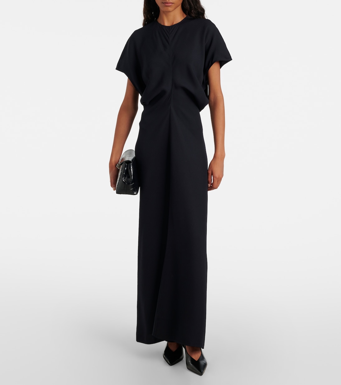 Abito lungo Slouch con ruches | Toteme