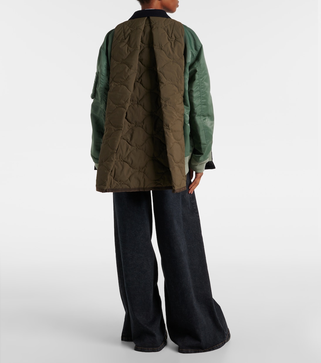 Mantel aus einem Wollgemisch | Sacai