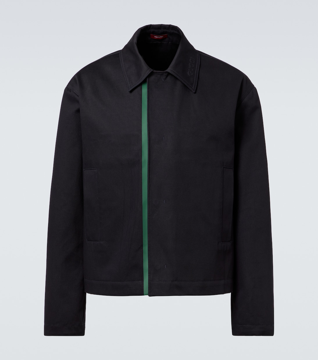 Jacke Web Stripe aus Baumwoll-Gabardine | Gucci