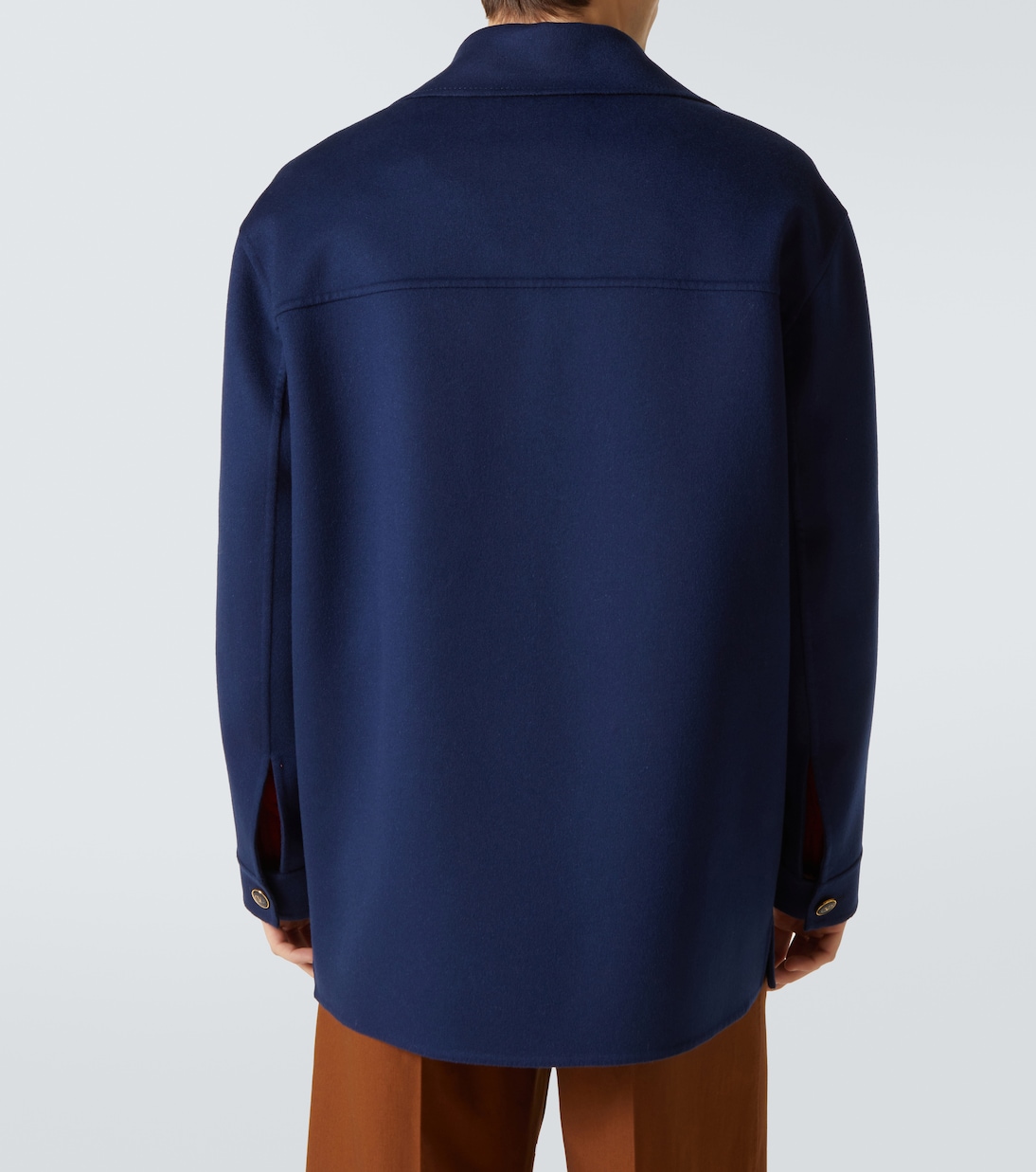 Hemdjacke aus Wolle und Kaschmir | Valentino