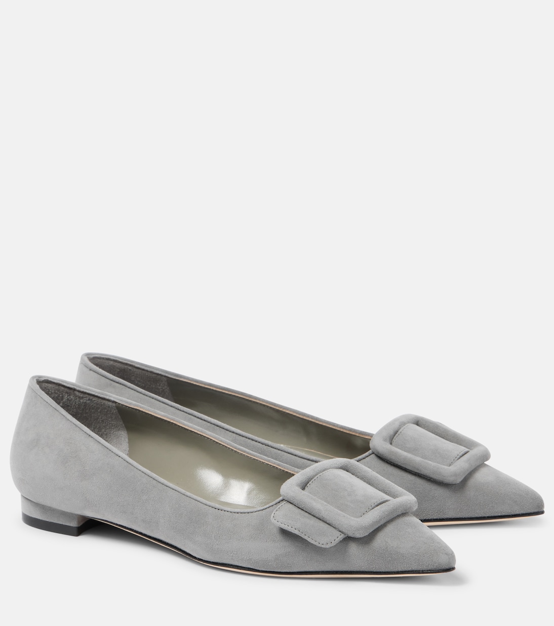 Ballerine Maysalepumpflat in suede | Manolo Blahnik