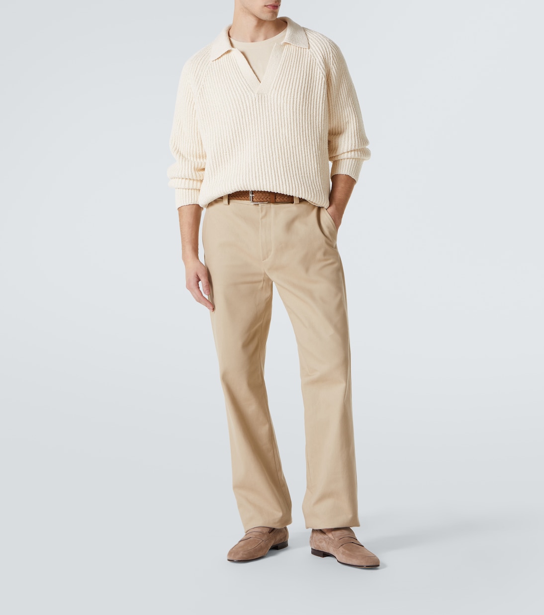 Polo in cotone a coste | Tod's