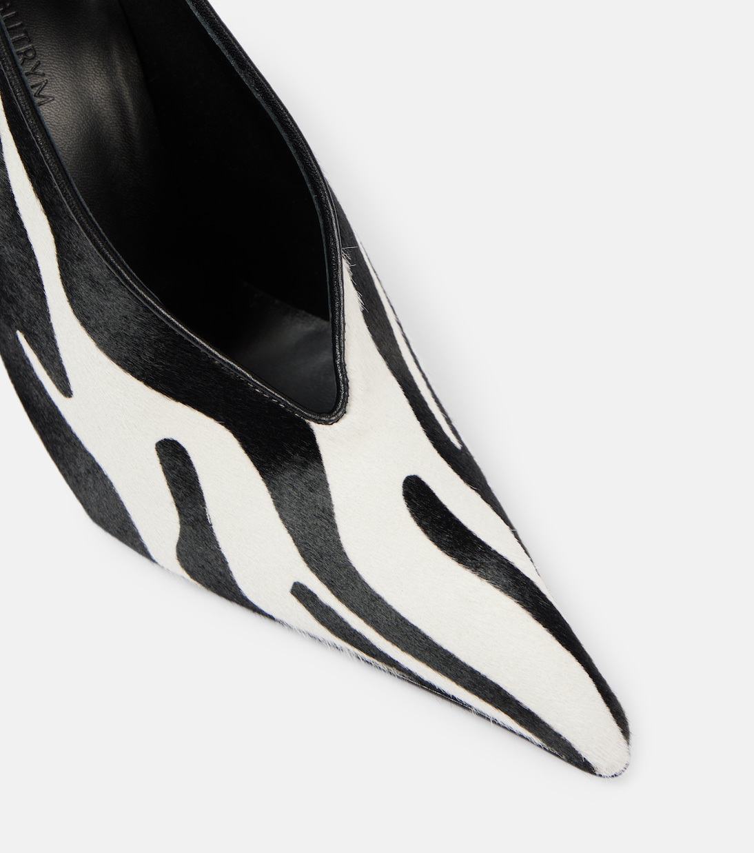 Escarpins en cuir à motif zèbre | Magda Butrym